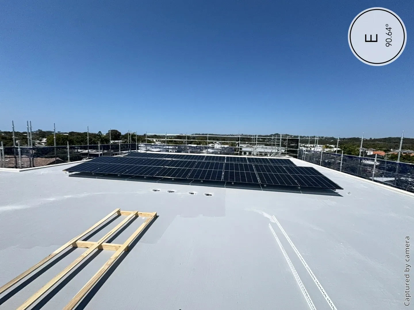 Solar panels installed on a Sunshine Coast home